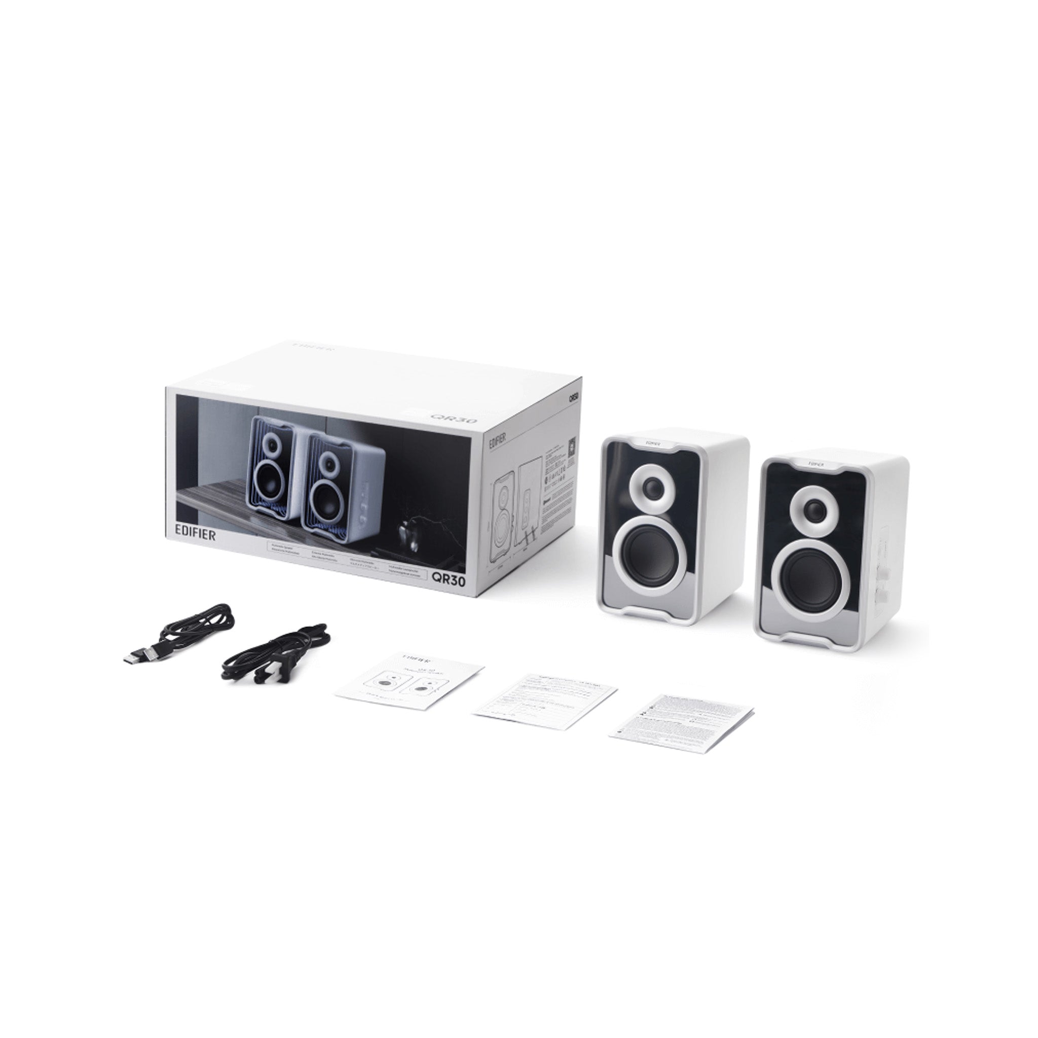 EDIFIER QR30 ホワイト Edifier QR302.0 Desktop Active Speaker – RAMBoxs Technology Ltd