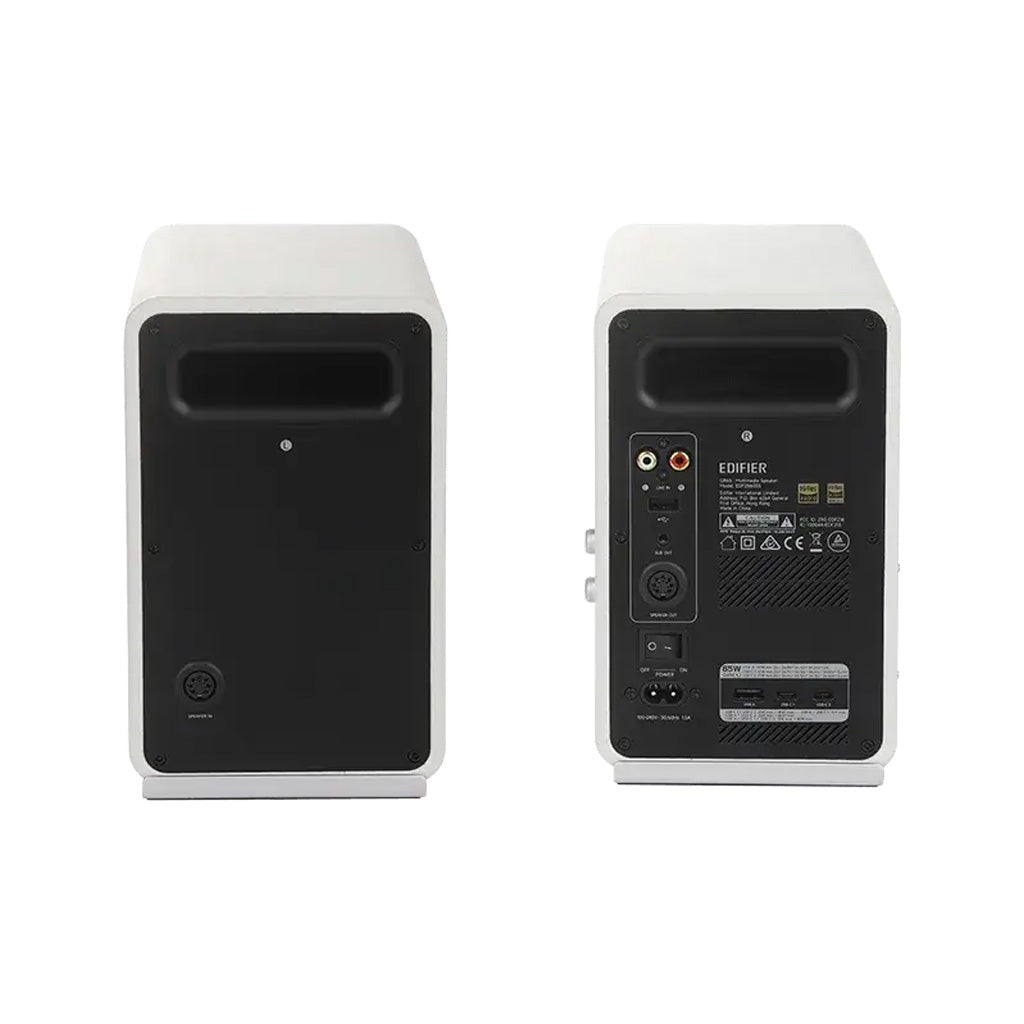 Edifier QR65 Monitor Speakers w/Gan Charger, White – Swee Lee