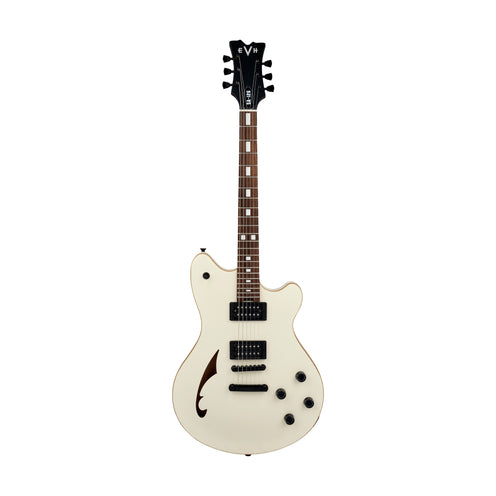 EVH SA-126 Standard Semi-Hollowbody Electric Guitar, RW FB, Vintage White