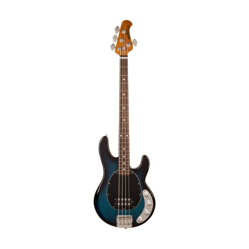 Ernie Ball Music Man StingRay Special Bass Guitar, RW FB, Pacific Blue Burst