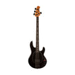Ernie Ball Music Man DarkRay Bass Guitar, Ebony FB, Obsidian Black