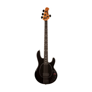Ernie Ball Music Man DarkRay Bass Guitar, Ebony FB, Obsidian Black