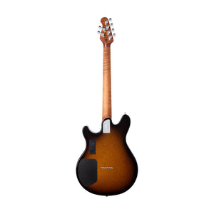 Ernie Ball Music Man Valentine Electric Guitar, Maple FB, Tobacco Sparkle