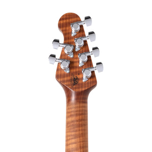 Ernie Ball Music Man Valentine Electric Guitar, Maple FB, Tobacco Sparkle