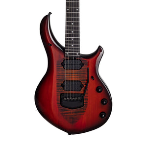 Ernie Ball Music Man John Petrucci Majesty Electric Guitar, Ebony FB, Ember Glow