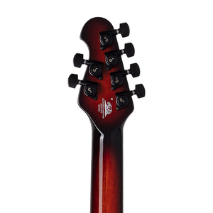 Ernie Ball Music Man John Petrucci Majesty Electric Guitar, Ebony FB, Ember Glow