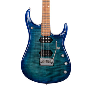 Ernie Ball Music Man John Petrucci JP15 Electric Guitar, Maple FB, Cerulean Paradise Flame