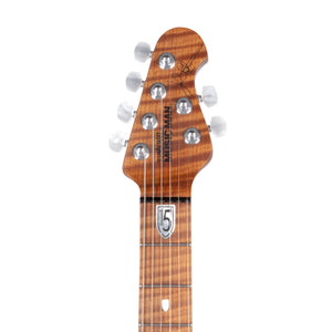 Ernie Ball Music Man John Petrucci JP15 Electric Guitar, Maple FB, Cerulean Paradise Flame