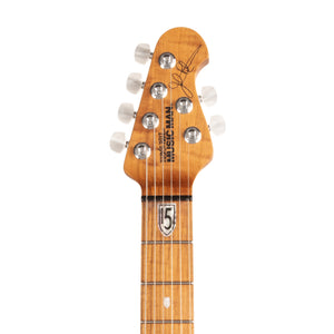 Ernie Ball Music Man JP15 Electric Guitar, Maple FB, Tiger Eye Quilt
