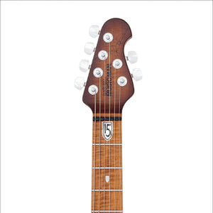 Ernie Ball Music Man JP15 Electric Guitar, Maple FB, Sahara Burst Flame