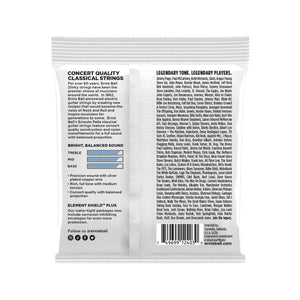 Ernie Ball Ernesto Palla Clear & Silver Nylon Classical Guitar Strings