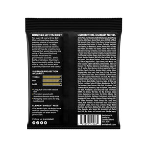 Ernie Ball Medium Light Aluminum Bronze Acoustic Guitar Strings, 12-54