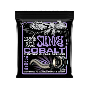 Ernie Ball Ultra Slinky Cobalt Electric Guitar Strings, 10-48