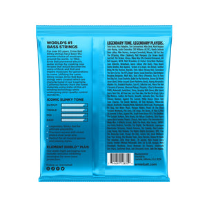 Ernie Ball Extra Slinky Nickel Wound Electric Bass Strings, 40-95
