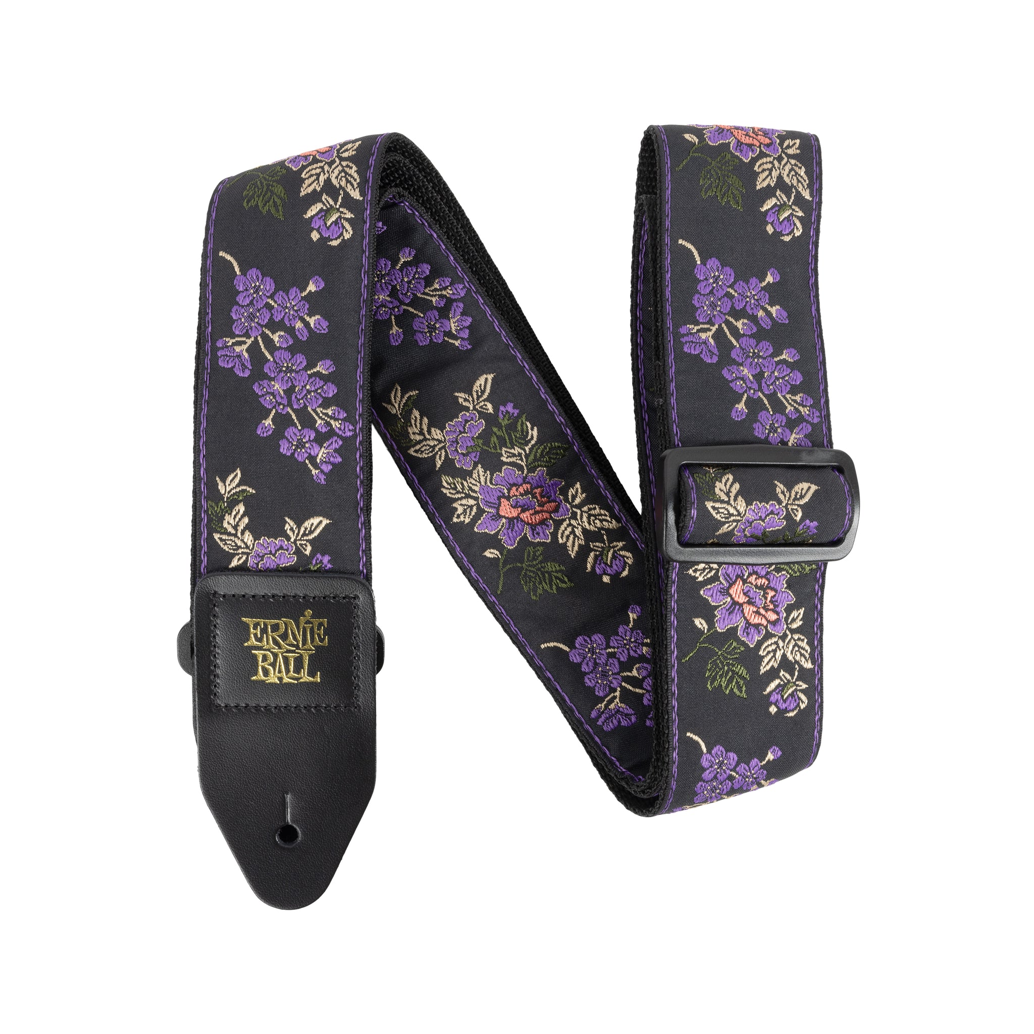 Ernie Ball Classic Jacquard Guitar Strap, Lavender Blossom
