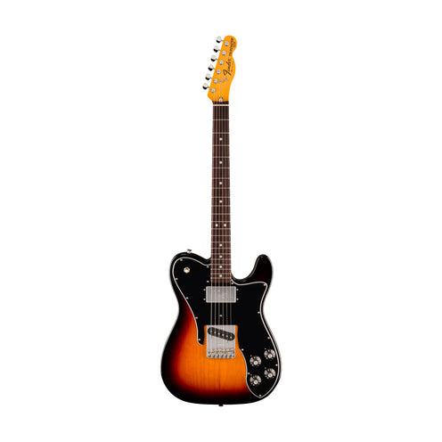 Fender American Vintage II 77 Telecaster Custom Electric Guitar, RW FB, 3-Color Sunburst