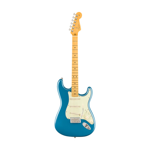 Fender American Professional Classic Stratocaster Electric Guitar, Maple FB, Faded Lake Placid Blue
