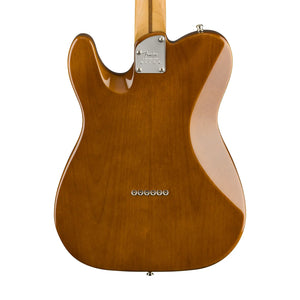 Fender American Ultra Limited Edition Telecaster Electric Guitar, Ebony FB, Tiger