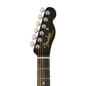 Fender American Ultra Limited Edition Telecaster Electric Guitar, Ebony FB, Tiger