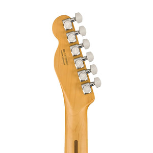 Fender American Ultra Limited Edition Telecaster Electric Guitar, Ebony FB, Tiger