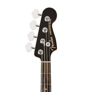 Fender American Ultra Limited Edition Precision Bass Guitar, Ebony FB, Tiger
