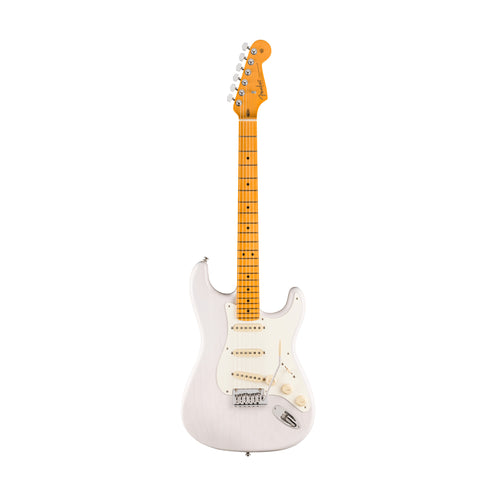 Fender American Ultra Luxe Vintage 50s Stratocaster Electric Guitar, Maple FB, White Blonde