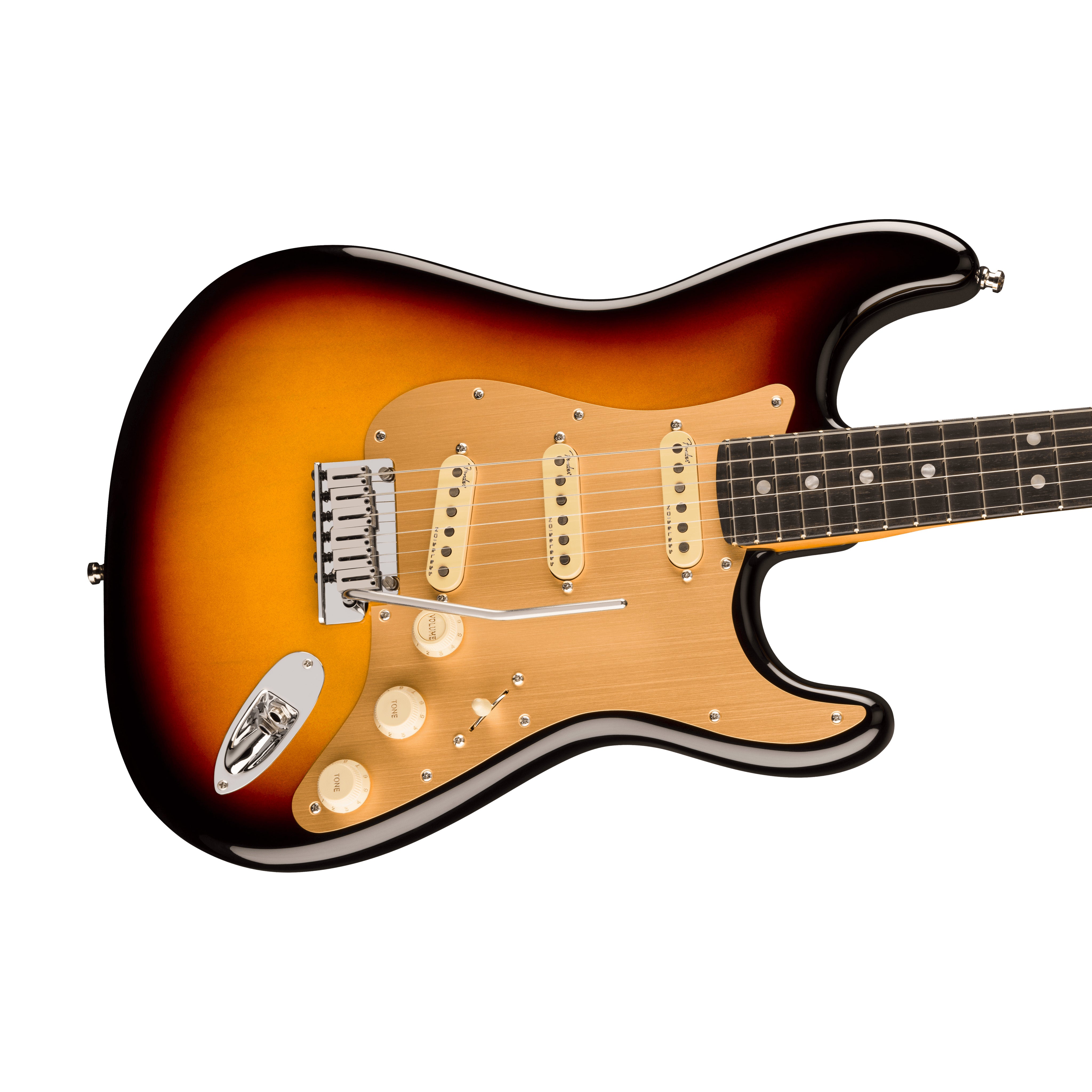 Fender American Ultra II Stratocaster Electric Guitar, Ebony FB