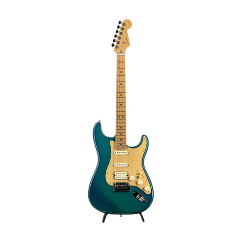 Fender FSR American Ultra II Stratocaster HSS Electric Guitar, Roasted Maple FB, Aurora Metallic