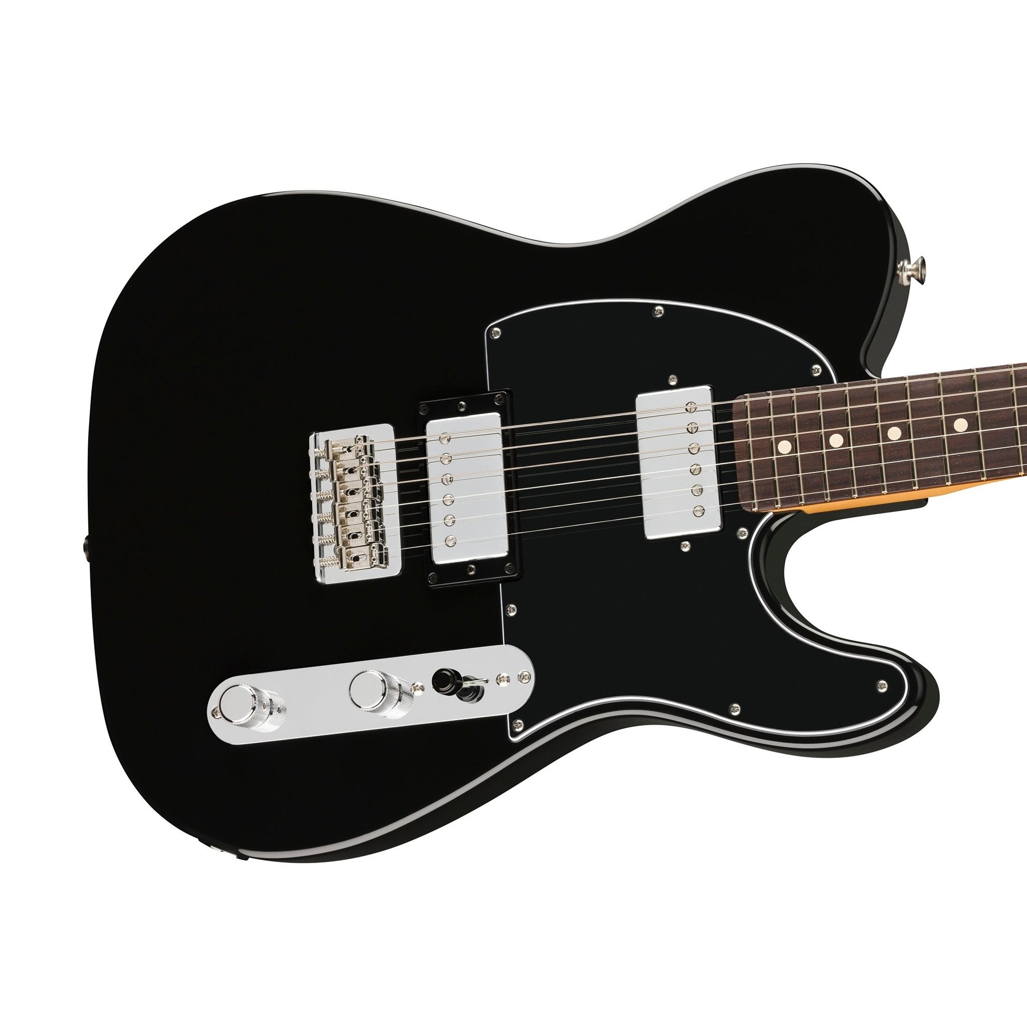 Fender Player II Telecaster HH Electric Guitar, RW FB, Black