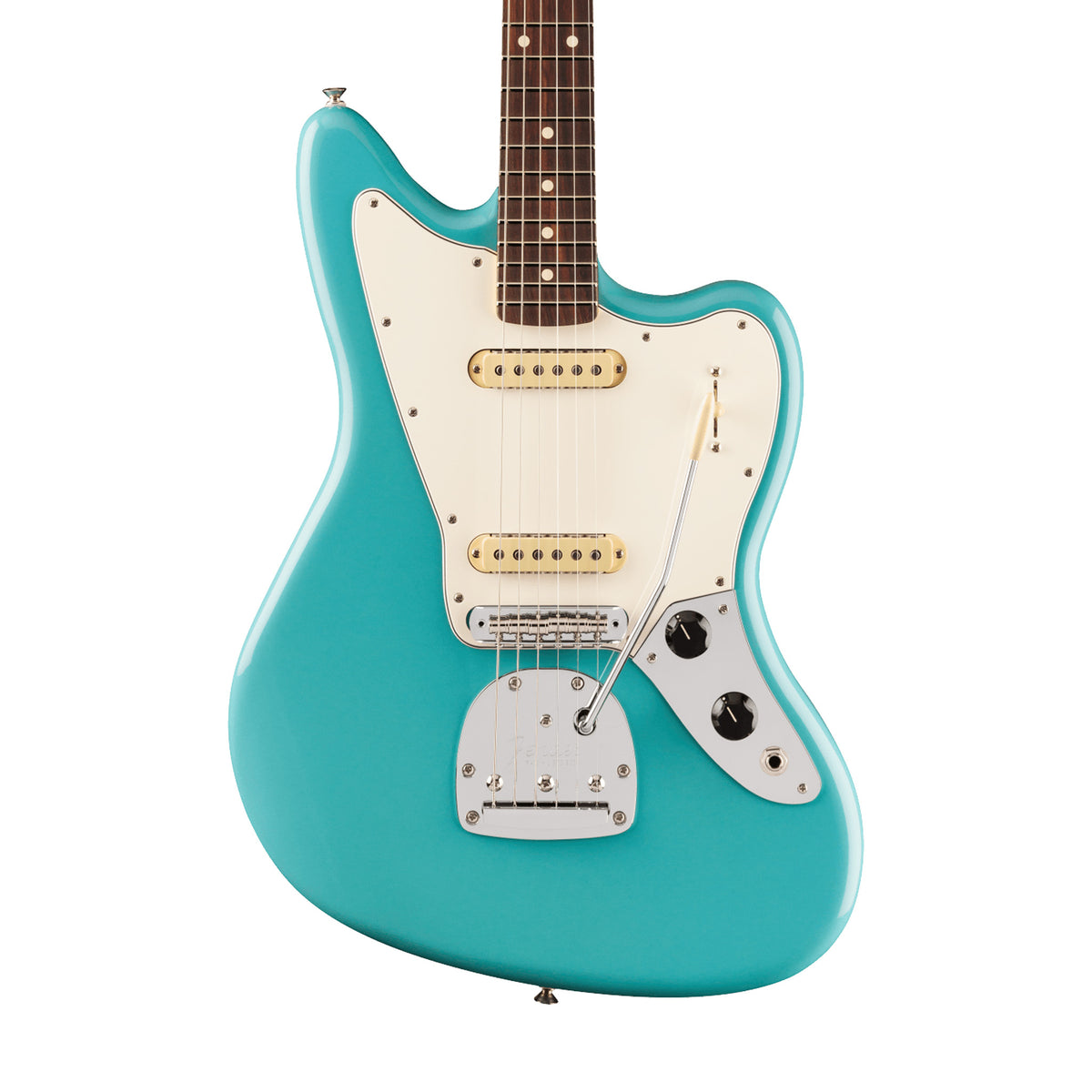 Fender Player II Jaguar Electric Guitar, RW FB, Aquatone Blue
