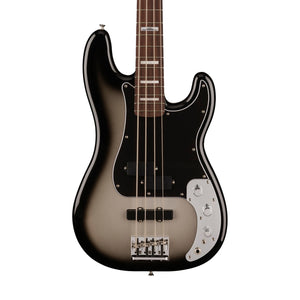 Fender Troy Sanders Precision Bass 4-String Guitar, RW FB, Silverburst