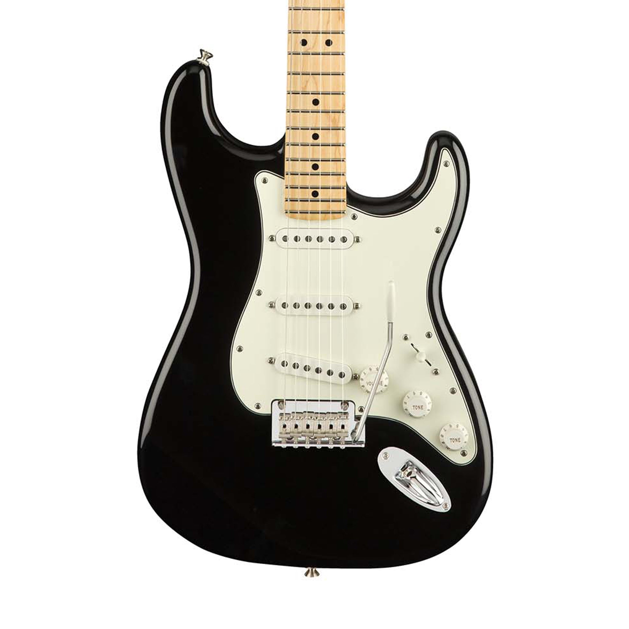 Fender Player Stratocaster Electric Guitar, Maple FB, Black – Swee