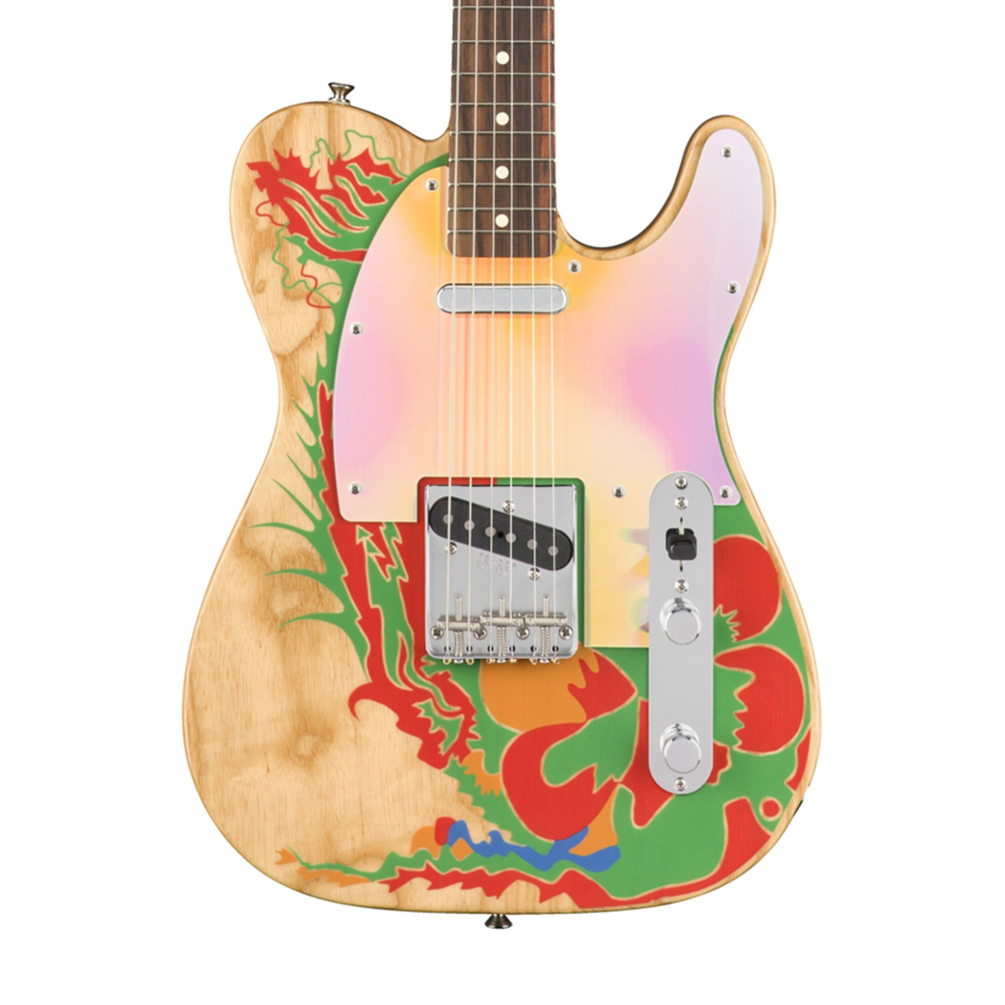 Fender Jimmy Page Dragon Telecaster Electric Guitar, RW FB