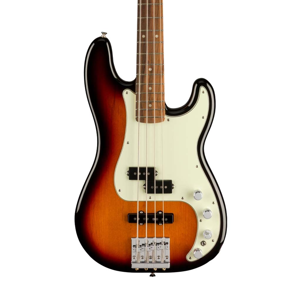 Fender Player Plus Precision Bass Guitar, PF FB, 3-Color Sunburst