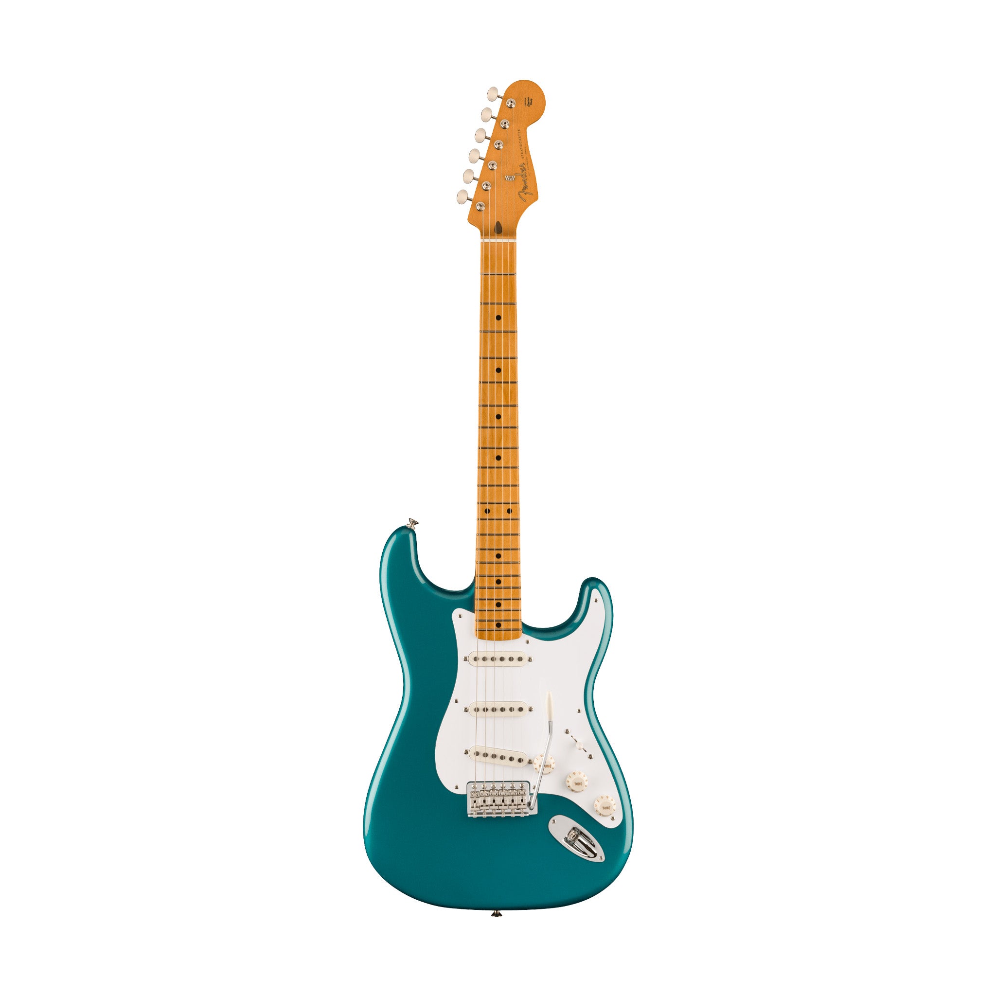 Fender Vintera II 50s Stratocaster Electric Guitar, Maple FB, Ocean Turquoise