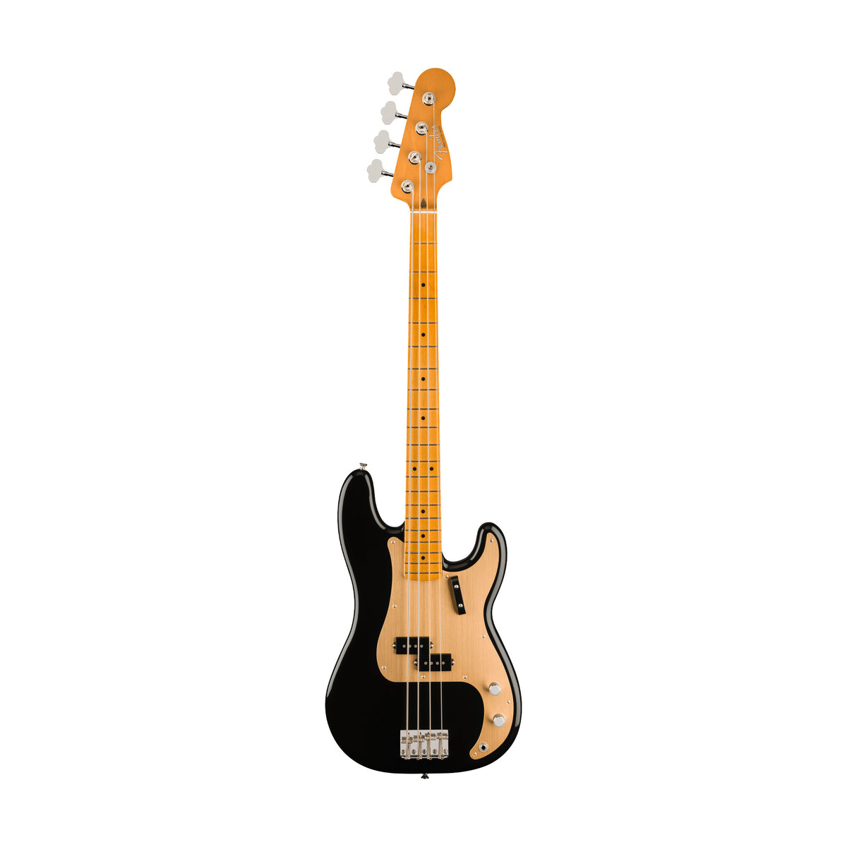 Fender Vintera II 50s Precision Bass Guitar, Maple FB, Black