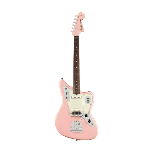 Fender Vintera III Mid 60s Jaguar Electric Guitar, RW FB, Shell Pink