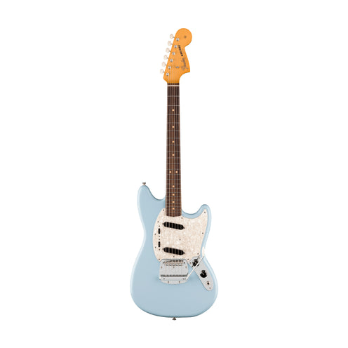 Fender Vintera III Mid 60s Mustang Electric Guitar, RW FB, Sonic Blue