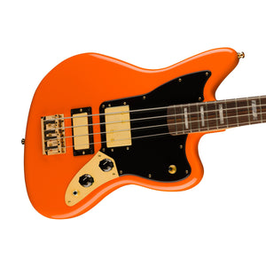 Fender Ltd Ed Mike Kerr Jaguar Bass Guitar, RW FB, Tiger's Blood Orange