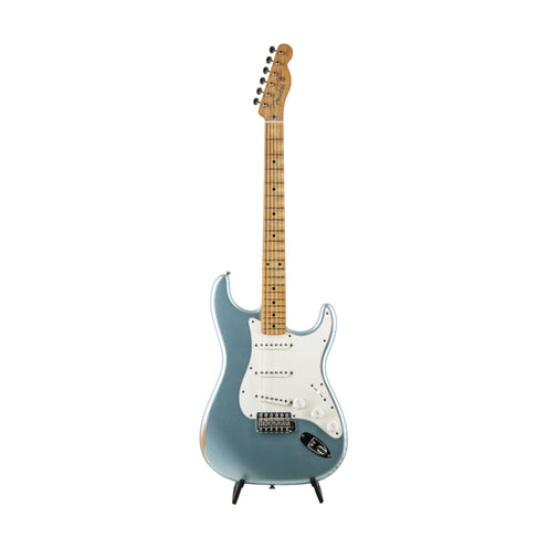 Fender Vintera Road Worn Mischief Maker 1960 Stratocaster Electric Guitar, Firemist Silver