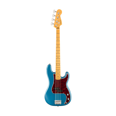 Fender American Professional Classic Precision Bass Guitar, Maple FB, Faded Lake Placid Blue