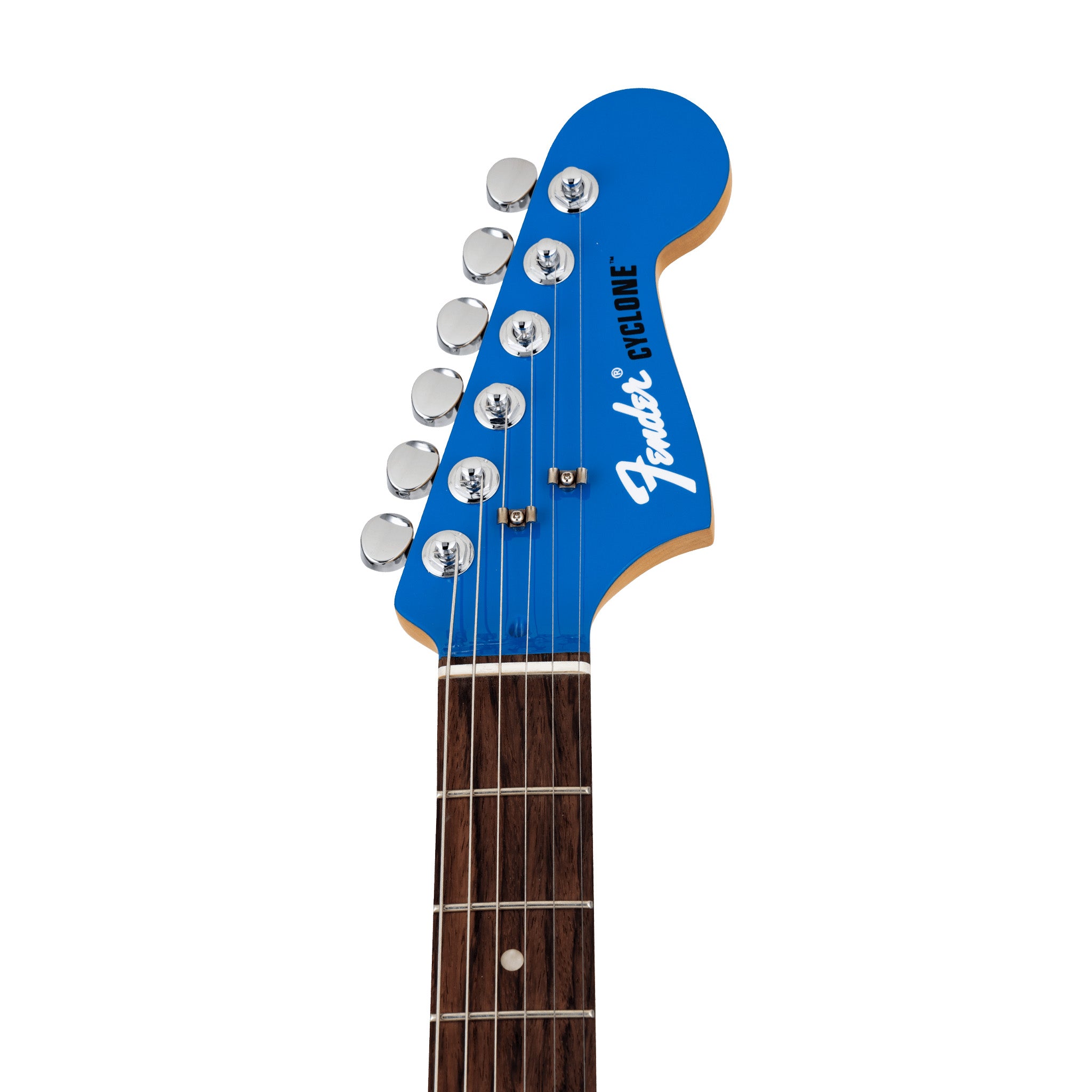 Fender Chilli Beans. Lily Cyclone Electric Guitar, RW FB, Blue
