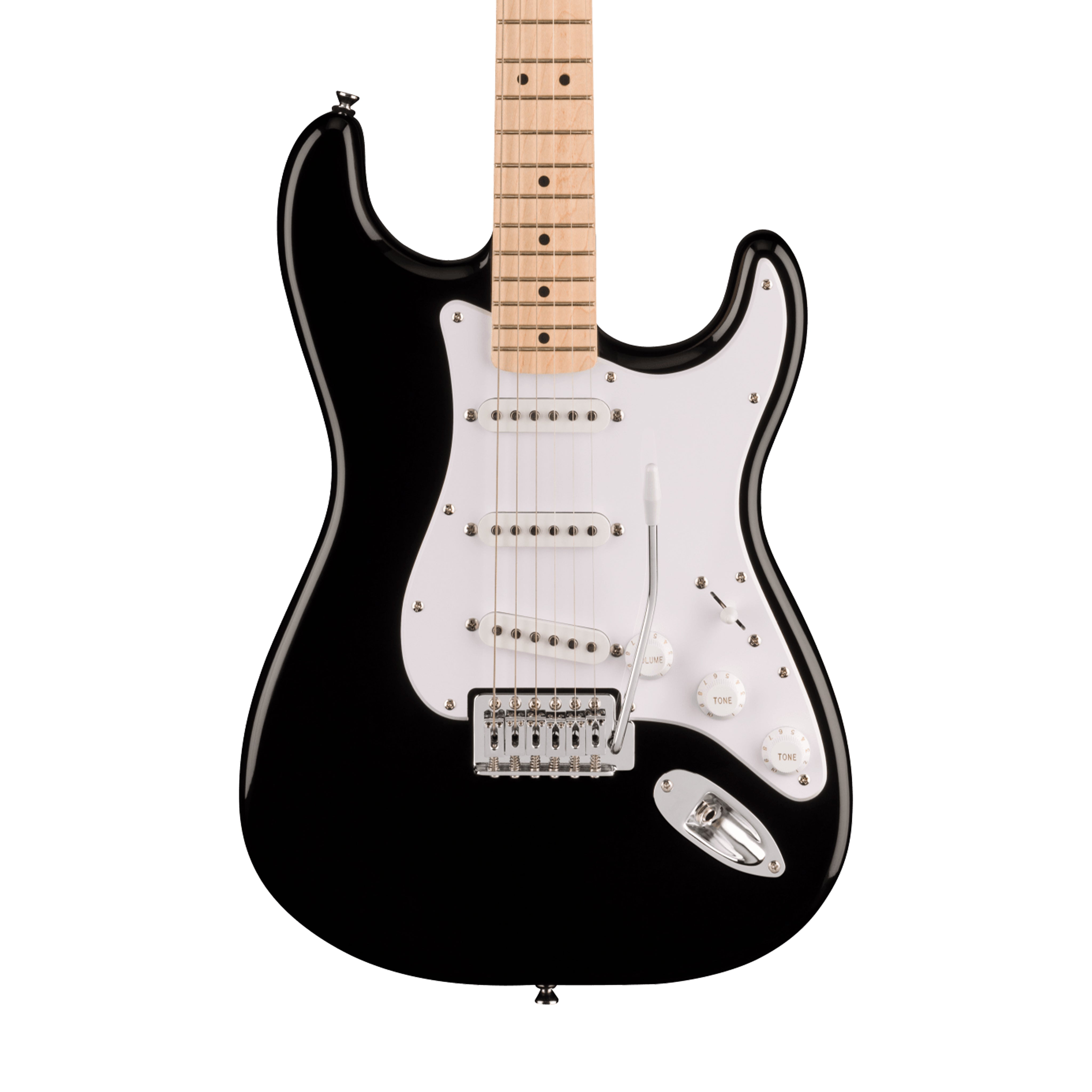 Squier Sonic Stratocaster Electric Guitar w/White Pickguard, Maple