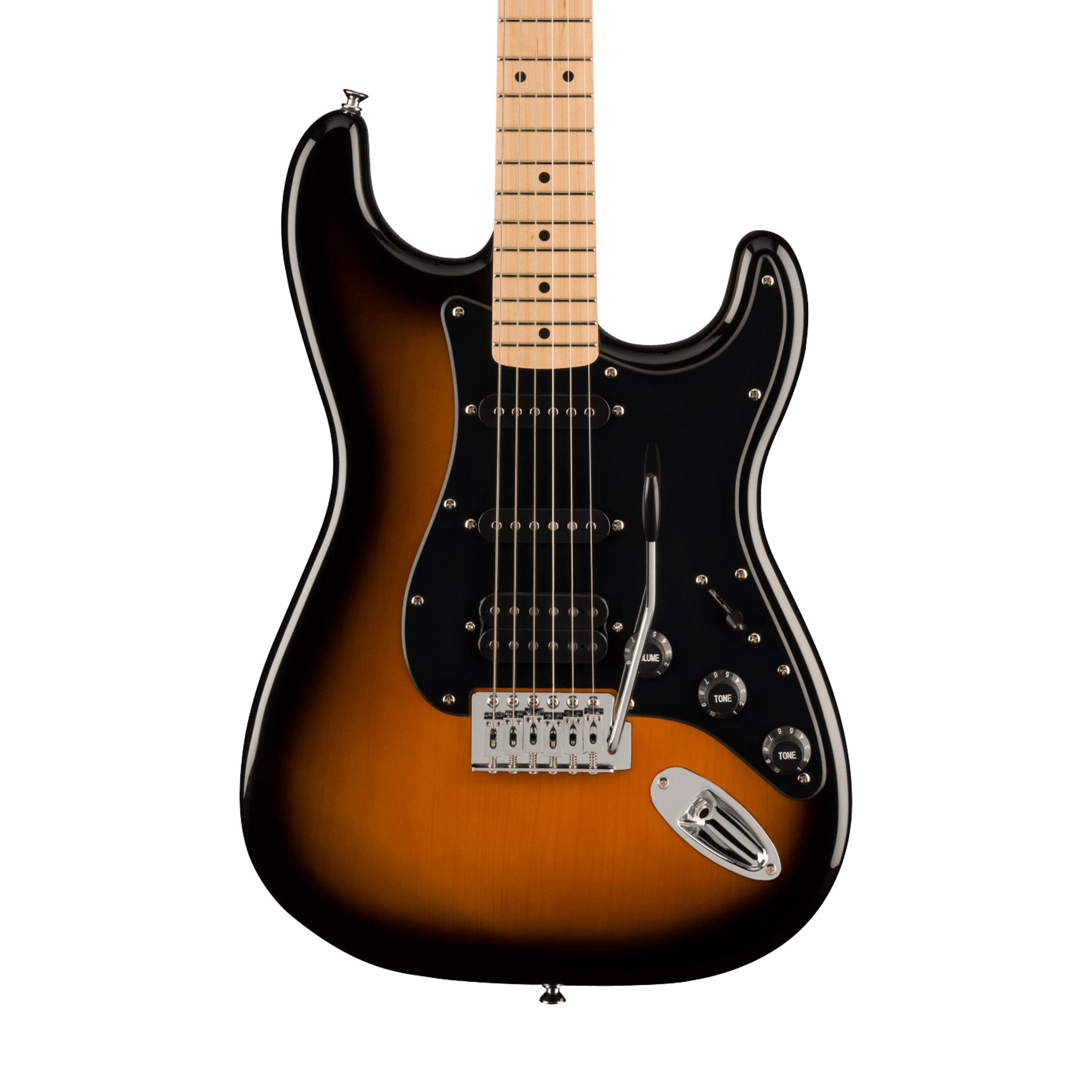 Squier FSR Sonic Stratocaster HSS Electric Guitar w/Black