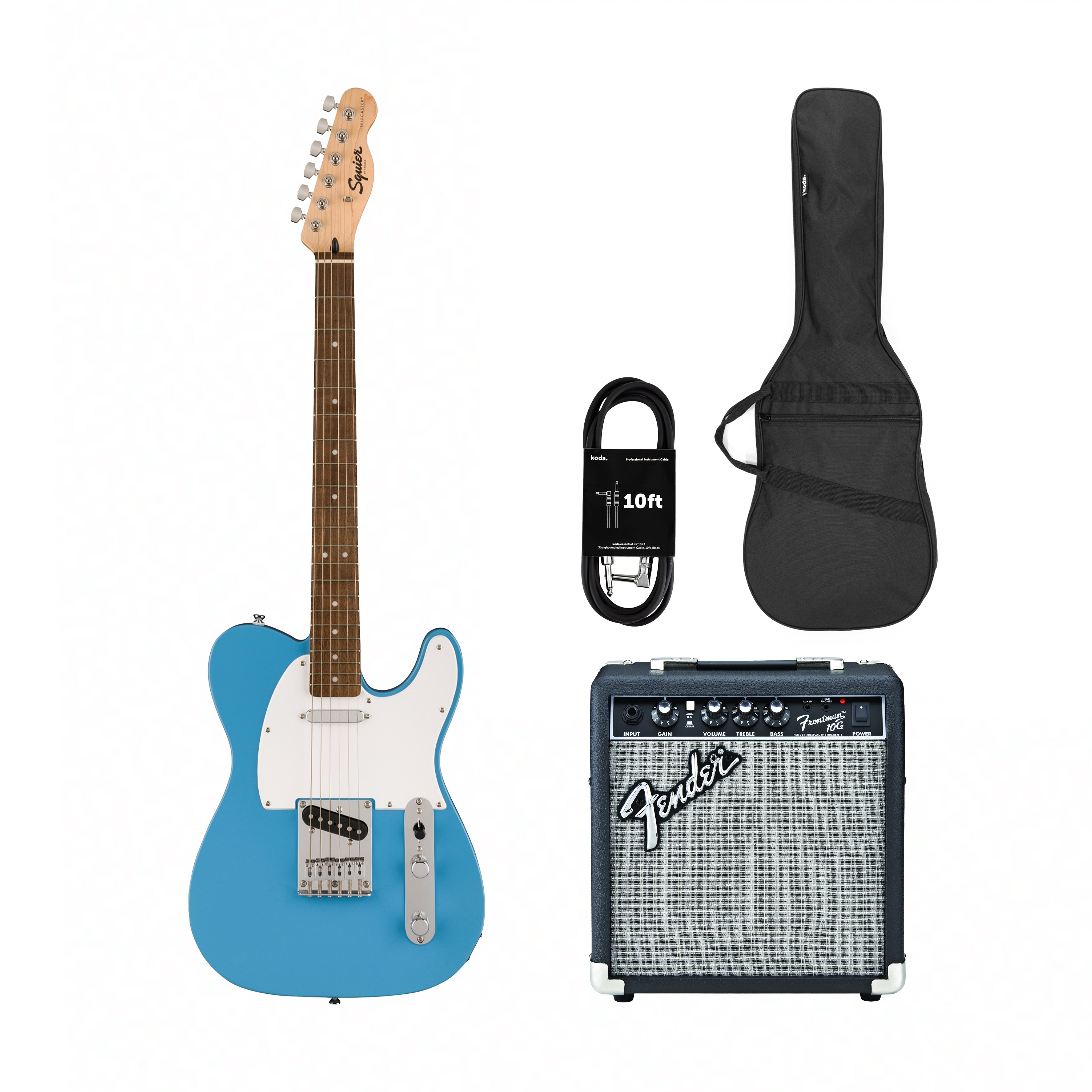 Squier Sonic Telecaster Electric Guitar w/Black Pickguard, Maple