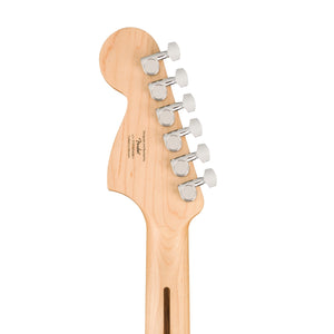 Squier Sonic Mustang HH Electric Guitar w/White Pickguard, Maple FB, Flash Pink