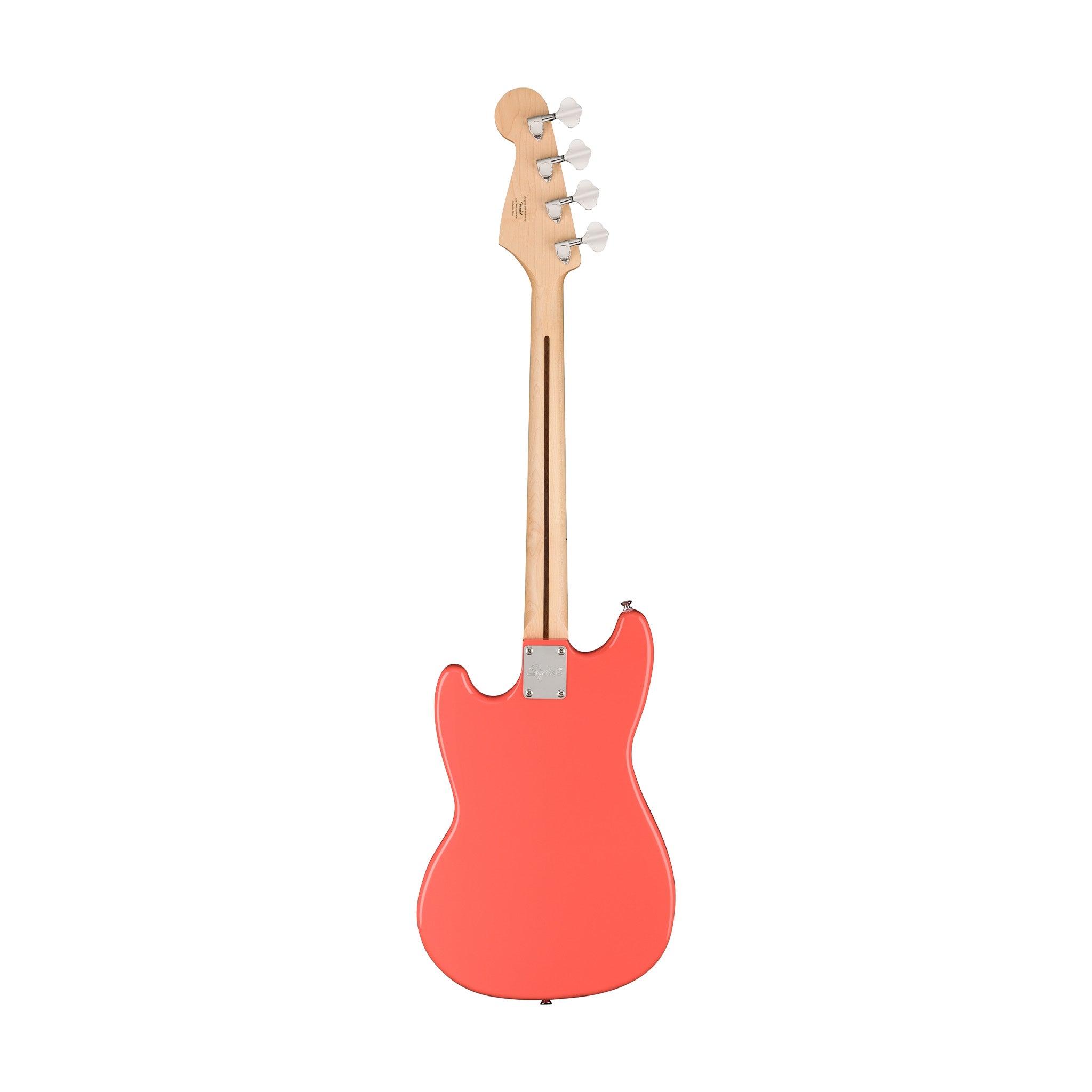 Squier Sonic Bronco Bass Guitar w/White Pickguard, Maple FB