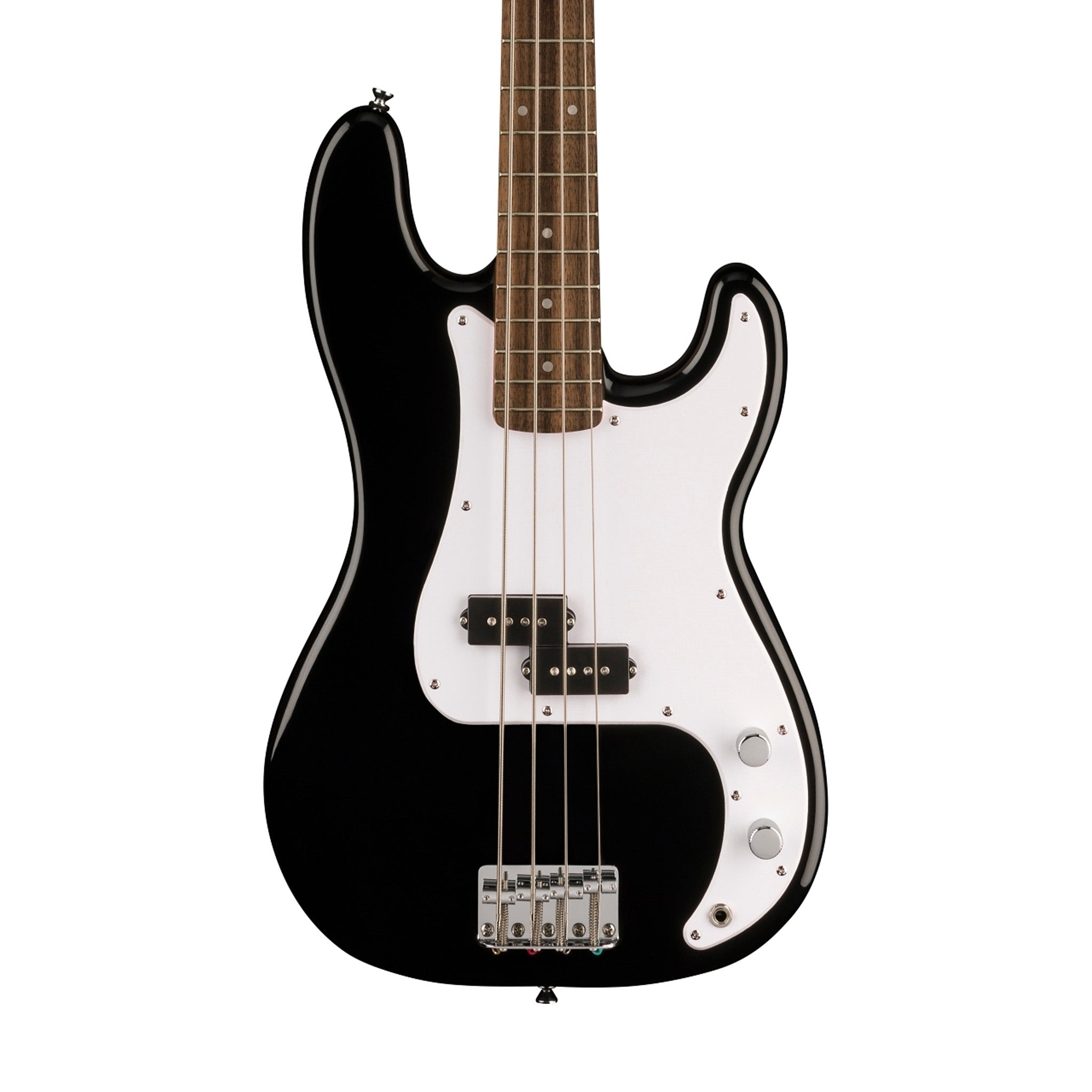 Squier Precision Bass ブラック 20フレット Squier Sonic Precision Bass Guitar w/White Pickguard, Laurel FB