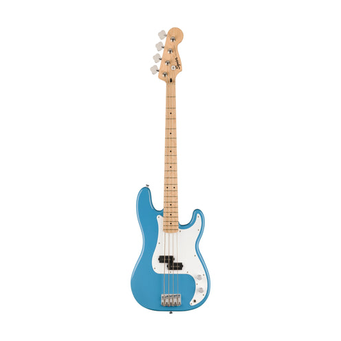 Squier Sonic Precision Bass Guitar w/White Pickguard, Maple FB, California Blue (B-Stock)