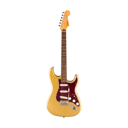 Squier FSR Classic Vibe 60s Stratocaster Electric Guitar, Laurel FB, Aztec Gold